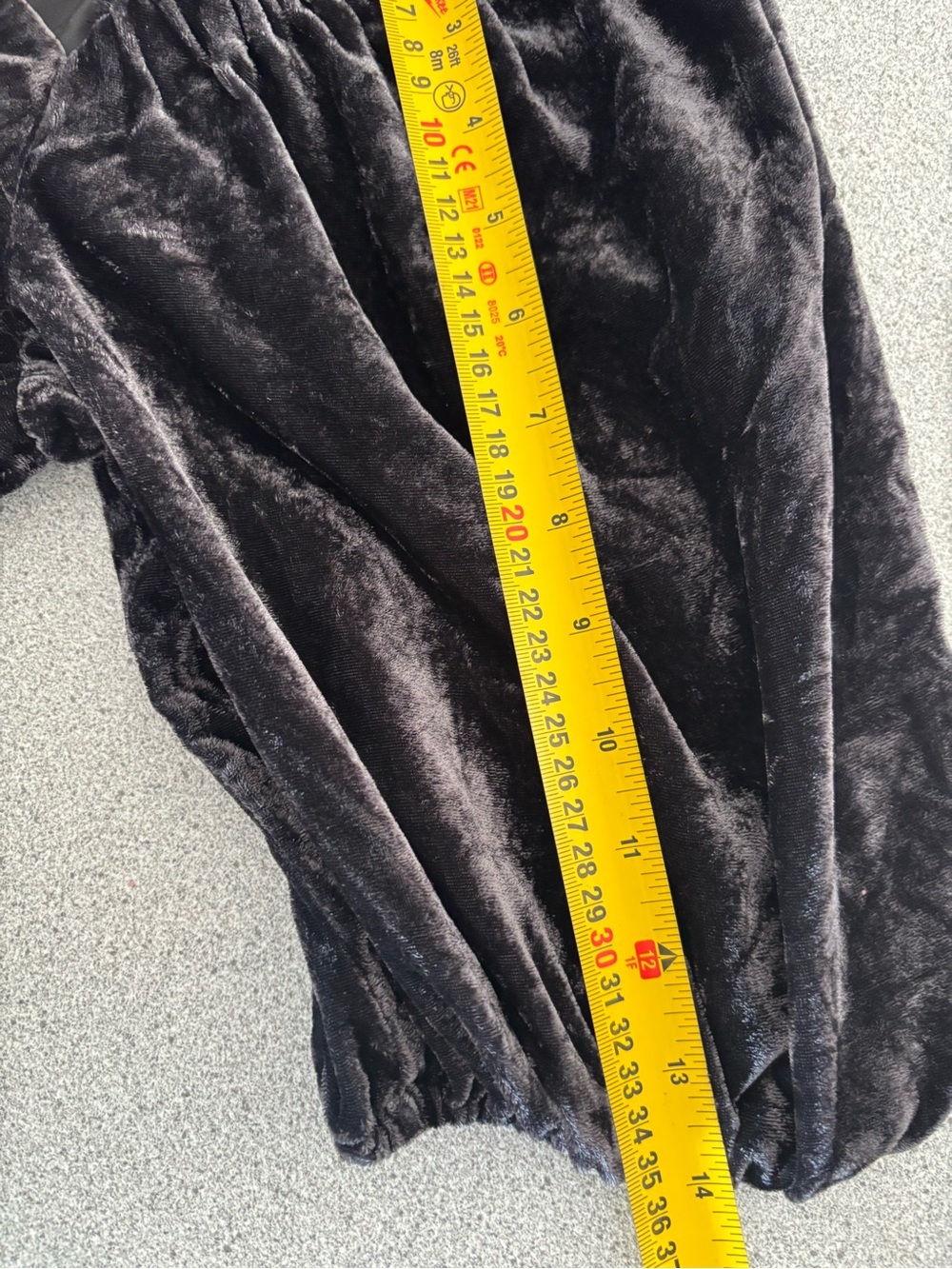 J.Crew Black Velvet Puff Sleeve Midi Dress Cottagecore Gothic Size 10 Office - Picture 10 of 15